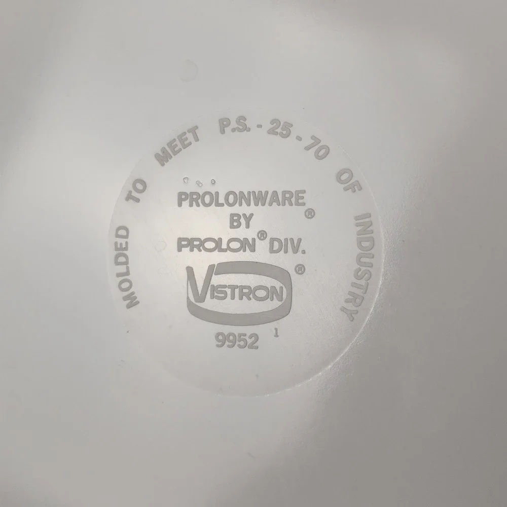Vintage Prolonware Serving Tray 9952 Vistron White 15